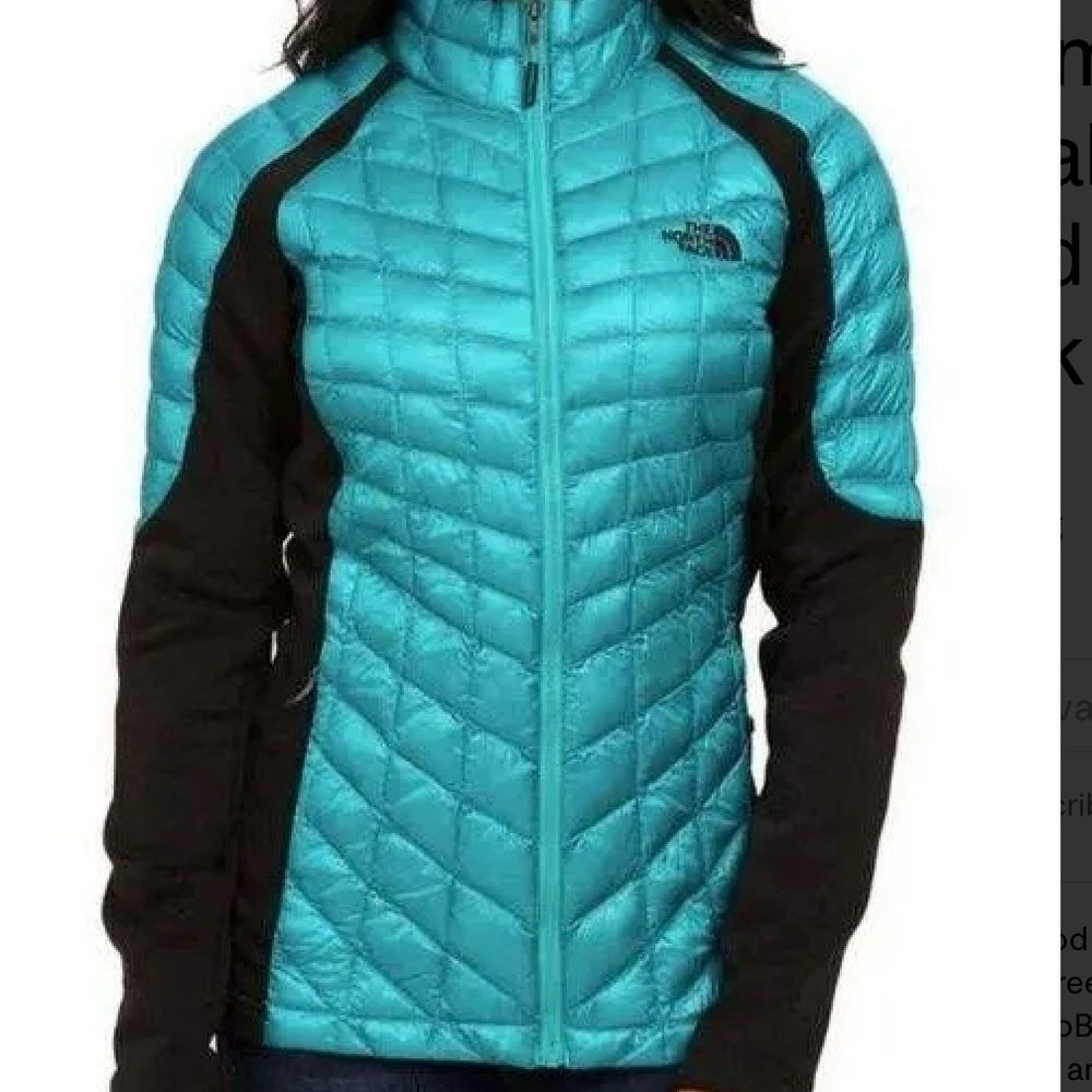The North Face Momentum ThermoBall Hybrid Jacket Teal/Black